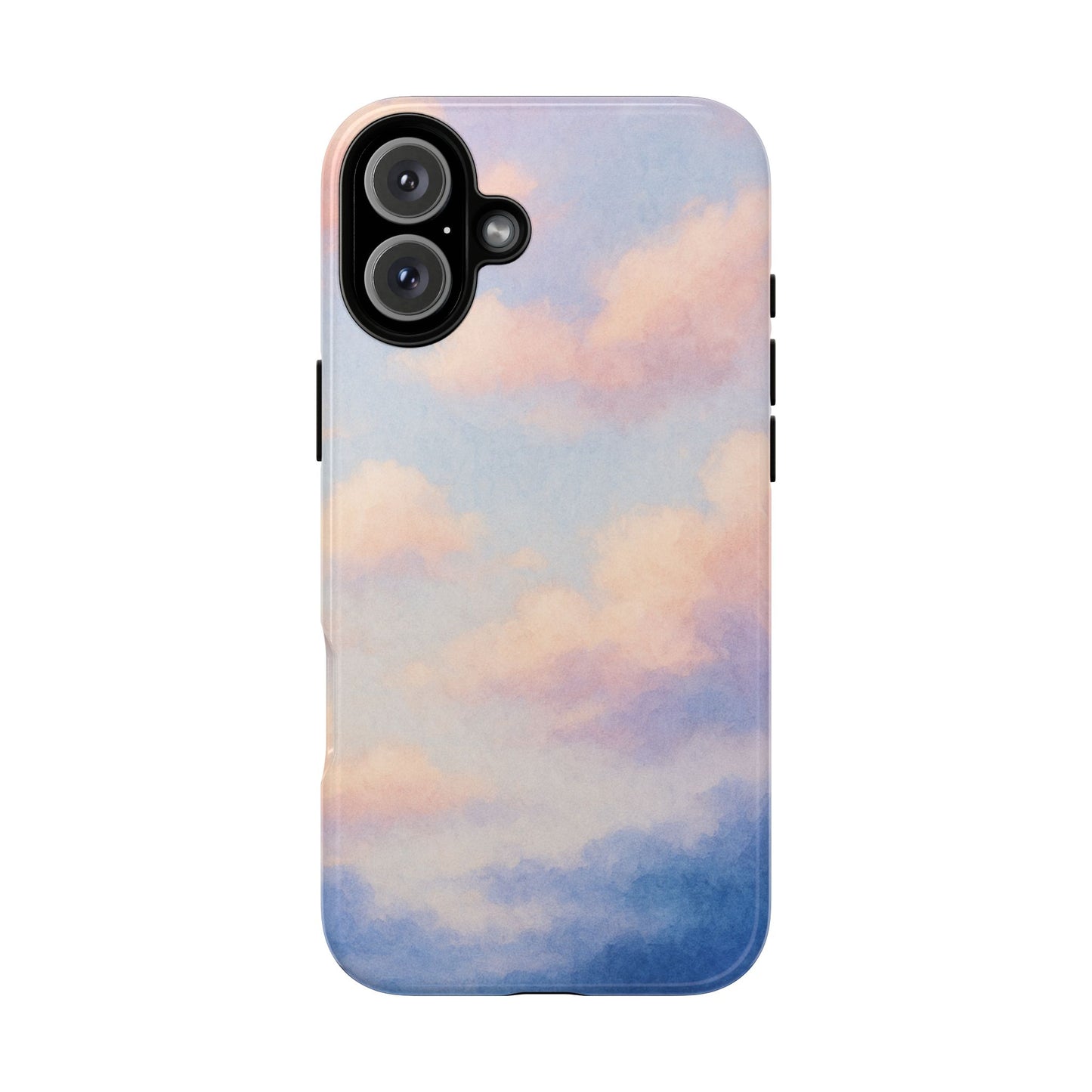 Sky Blue Cloud Phone Case, Tough Phone Cover, Aesthetic Cell Phone Accessory, Gift for Teen, Trendy Tech Protection
