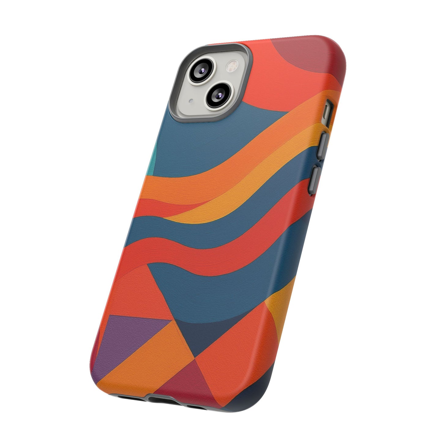 Vibrant Phone Case, Abstract Design Cover, Tough Cases for All Occasions, Stylish Gift for Tech Lovers, Modern Phone Accessories