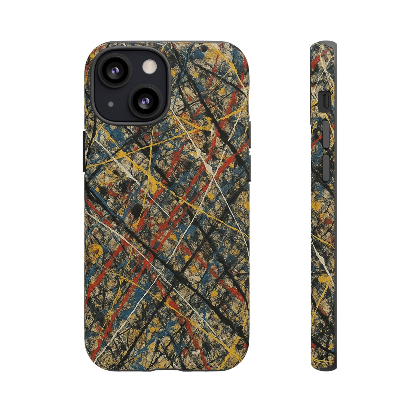 Tough Cases Phone Case - Bold Abstract Design, Stylish Mobile Cover, Unique Gift for Him/Her, Durable Accessory, Trendy Protection