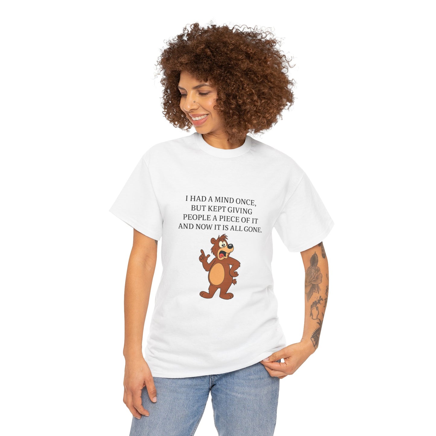 Hilarious Quirky Tee | Unisex Heavy Cotton Tee, Funny Shirt, Gift for Friends, Casual Wear, Comfortable Daily Tee