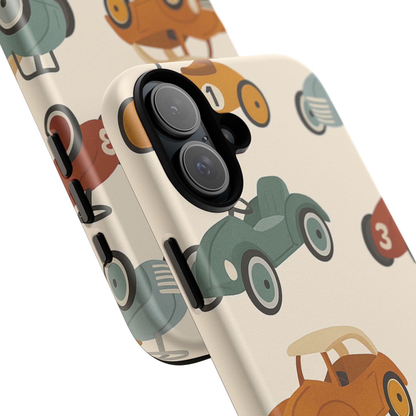 Vintage Car Phone Case, Tough Cases, Kids Gift, Car Lover Accessory, Retro Style, Phone Protection, Unique Design, pedal cars