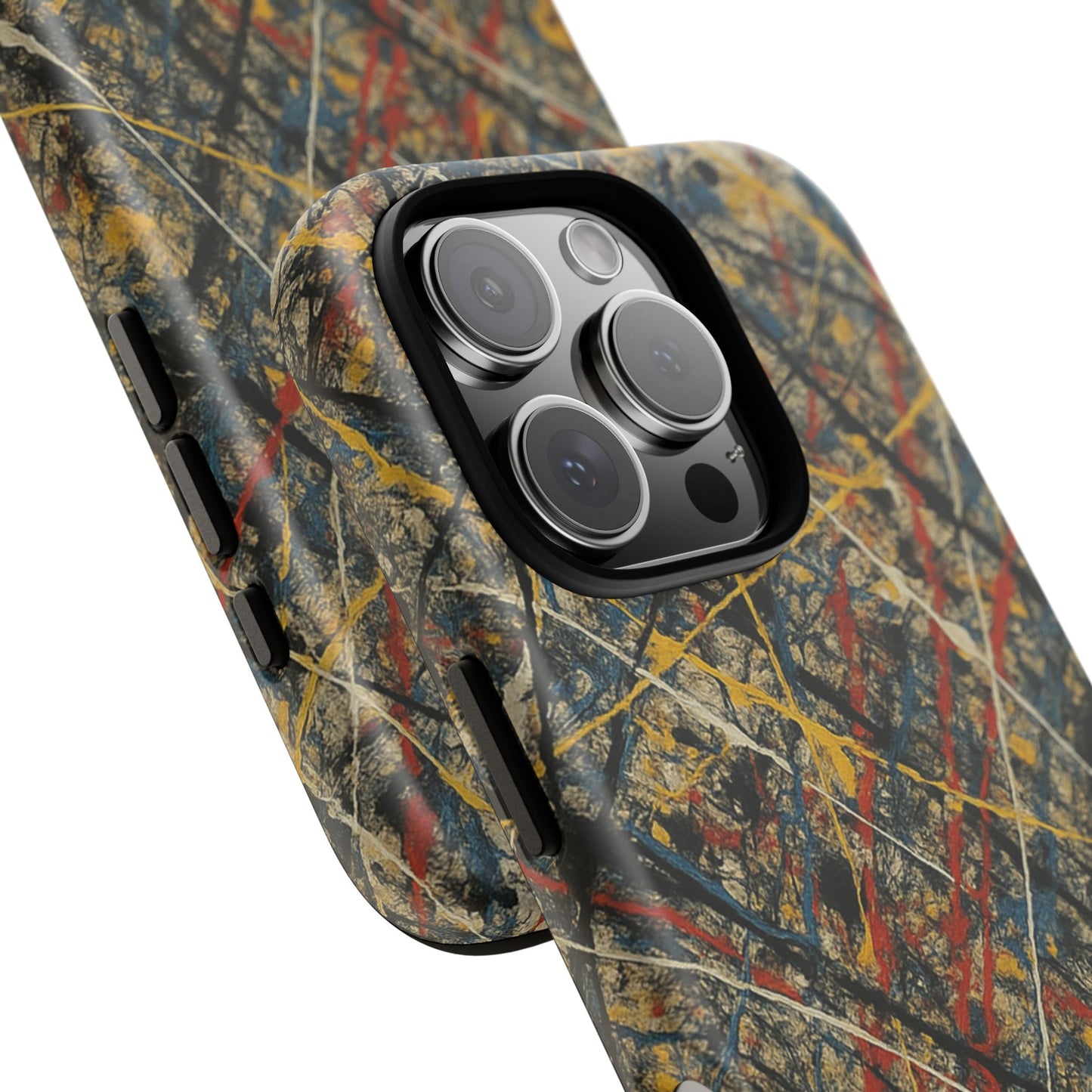Tough Cases Phone Case - Bold Abstract Design, Stylish Mobile Cover, Unique Gift for Him/Her, Durable Accessory, Trendy Protection