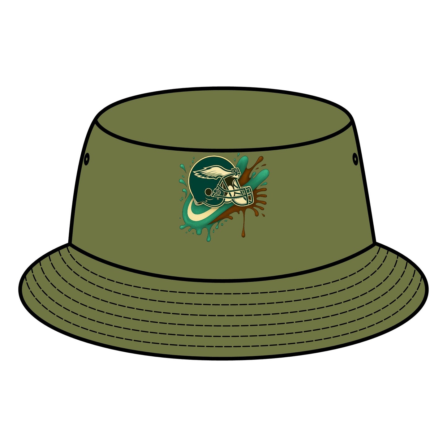 Stylish Bucket Hat with Unique Artwork, Summer Accessory, Beach Hat, Festival Gear, Gift for Him/Her