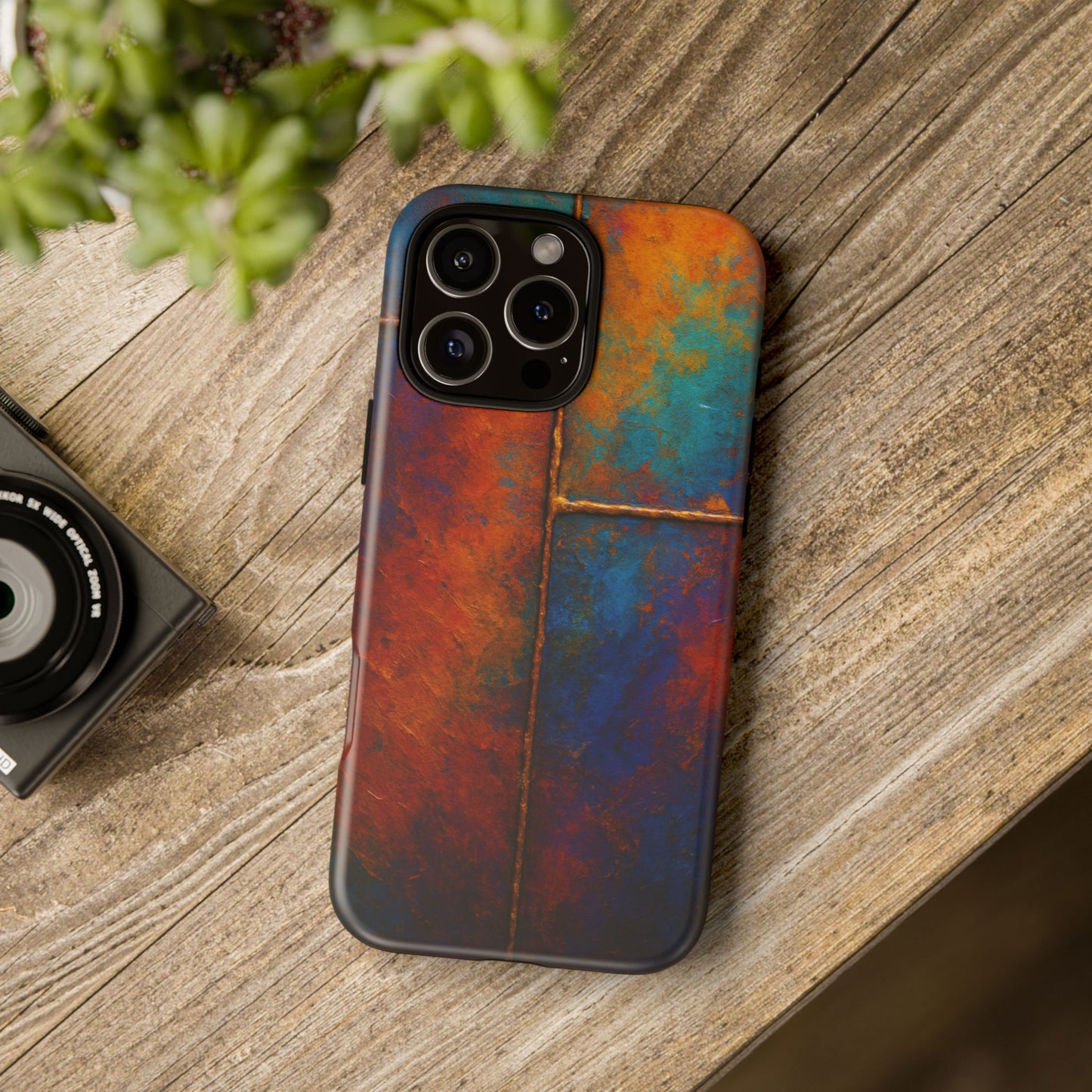 Vibrant Phone Case, Colorful Tough Case Cover, Artistic Phone Protector, Unique Smartphone Accessories, Gift for Tech Lovers