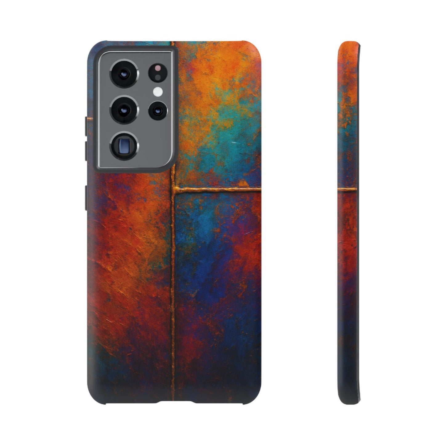 Vibrant Phone Case, Colorful Tough Case Cover, Artistic Phone Protector, Unique Smartphone Accessories, Gift for Tech Lovers