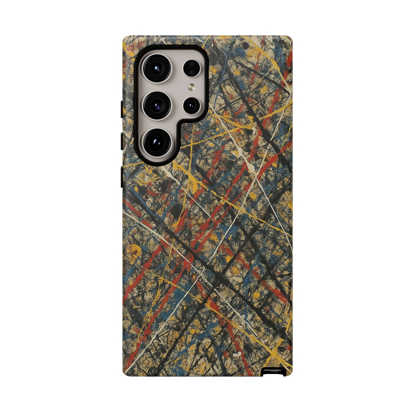 Tough Cases Phone Case - Bold Abstract Design, Stylish Mobile Cover, Unique Gift for Him/Her, Durable Accessory, Trendy Protection