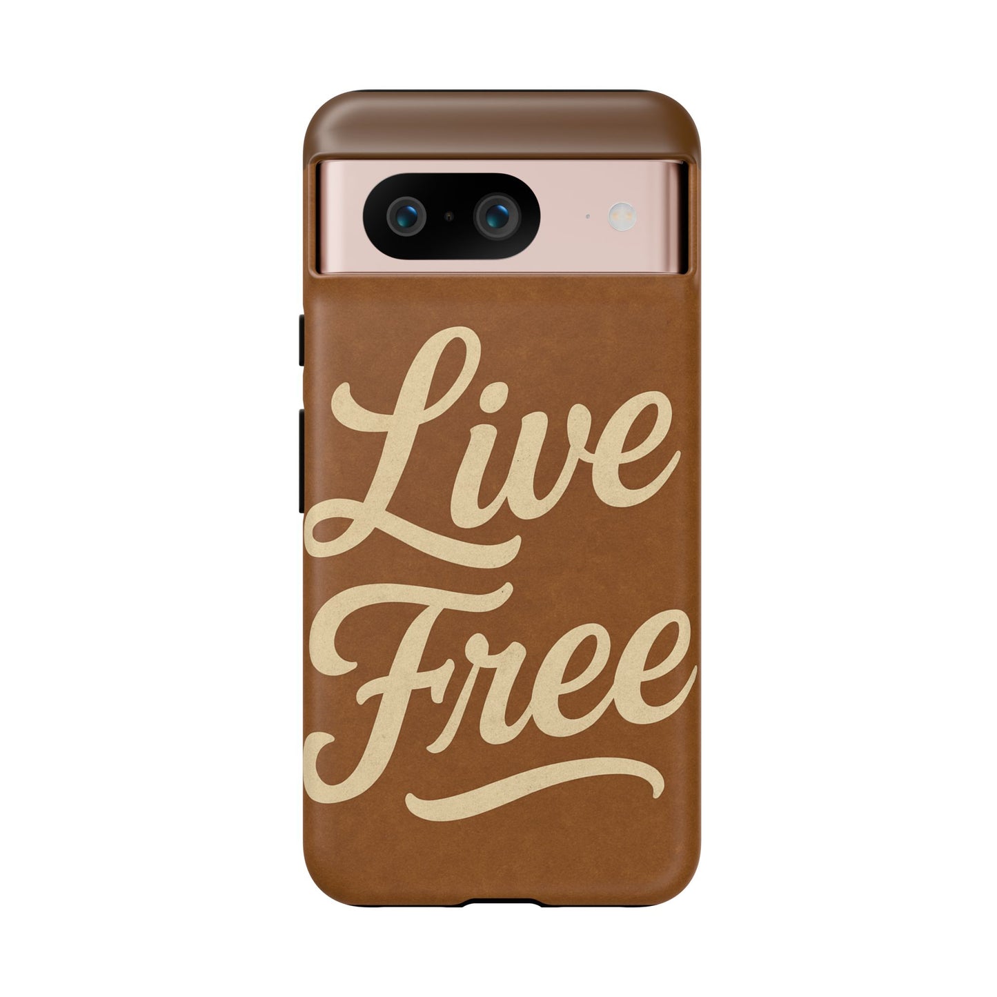 Live Free Phone Case, Tough Cases, Inspirational Phone Accessories, Gift for Adventurers, Customizable Design, Unique Tech Gifts