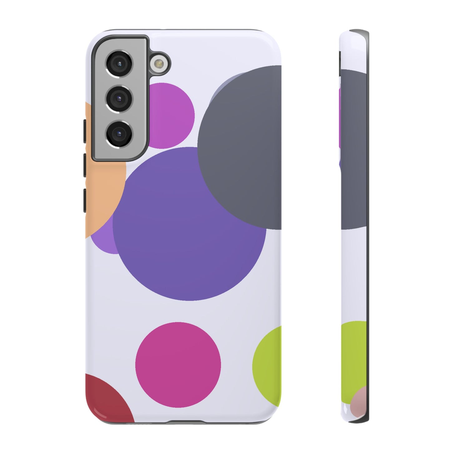Colorful Geometric Phone Case, Bold Protective Cover for iPhone, Unique Gift for Trendy Teens, Fun Customizable Cases, Modern Design