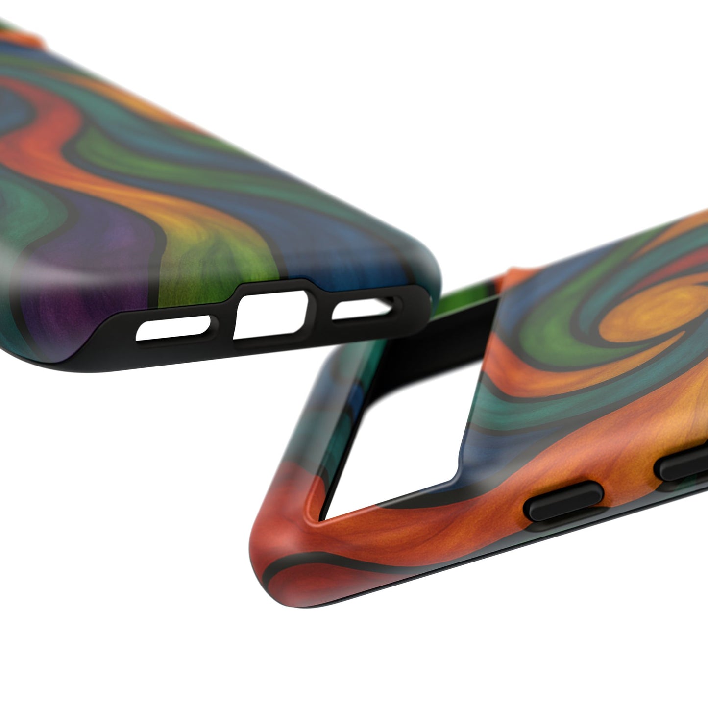 Colorful Swirl Phone Case | Tough Cases, Vibrant Design, Gift for Art Lovers, Funky Case, Unique Phone Accessories