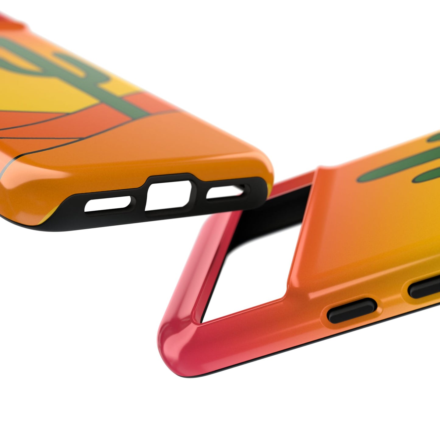 Desert Vibes Phone Case, Tough Cases, Cactus Design, Colorful Phone Cover, Summer Aesthetic, Unique Gift Idea