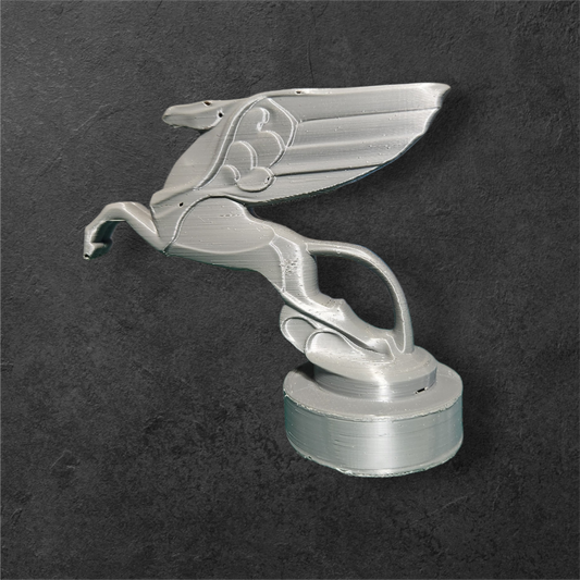 Pegasus hood ornament