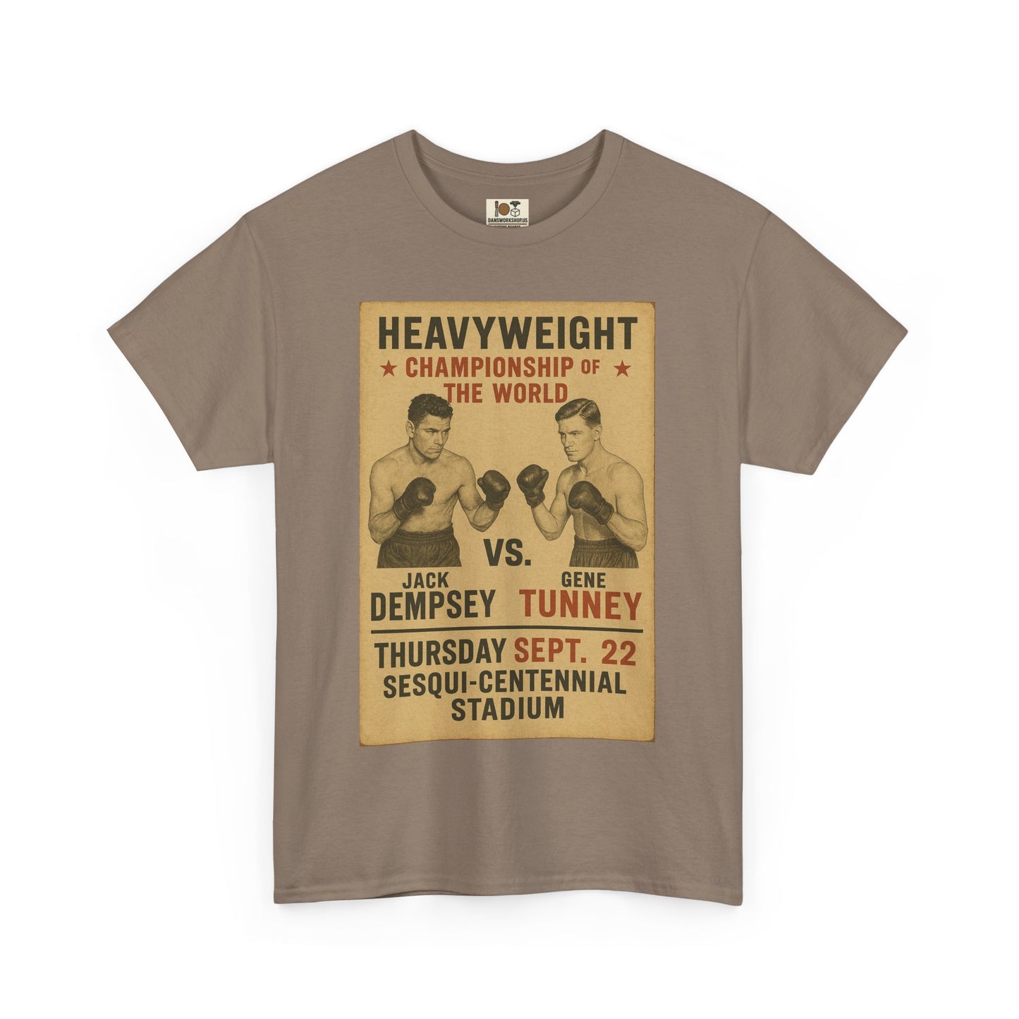 Vintage Boxing Tee, Unisex Heavy Cotton T-Shirt, Retro Sportswear, Nostalgic Gift, Boxing Fan Apparel, Event Memorabilia