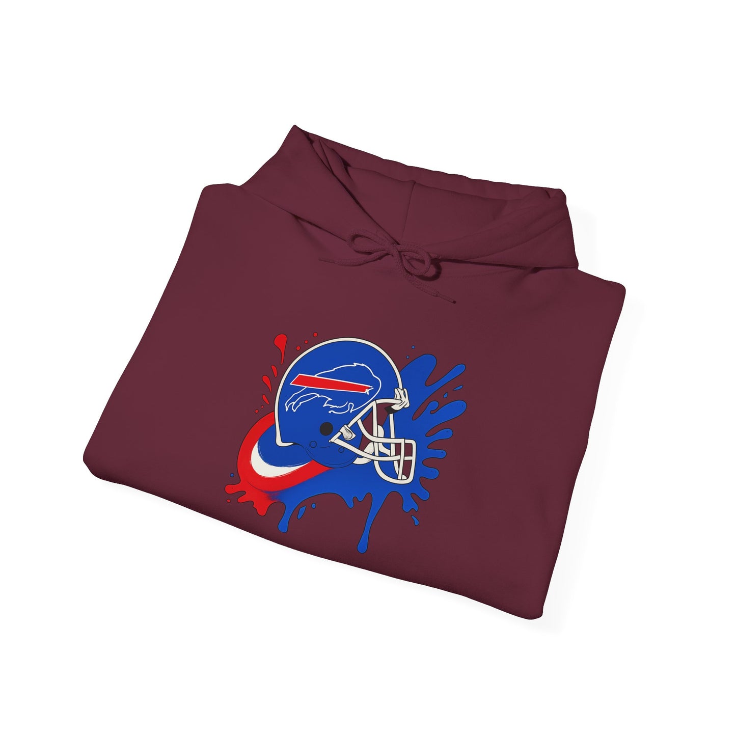 Buffalo Bills Hooded Sweatshirt, Unisex Sport Hoodie, Super Bowl Gift, Game Day Apparel, Football Fan Gear, Cozy Layering Piece