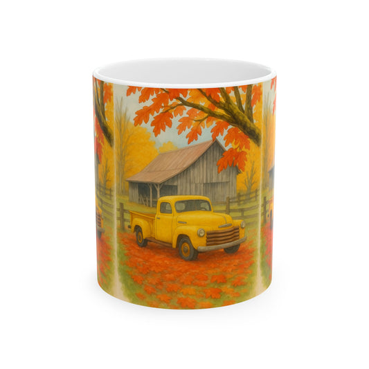 Autumn Farmhouse Ceramic Mug - Cozy Fall Decor, Gift for Coffee Lovers, [...]