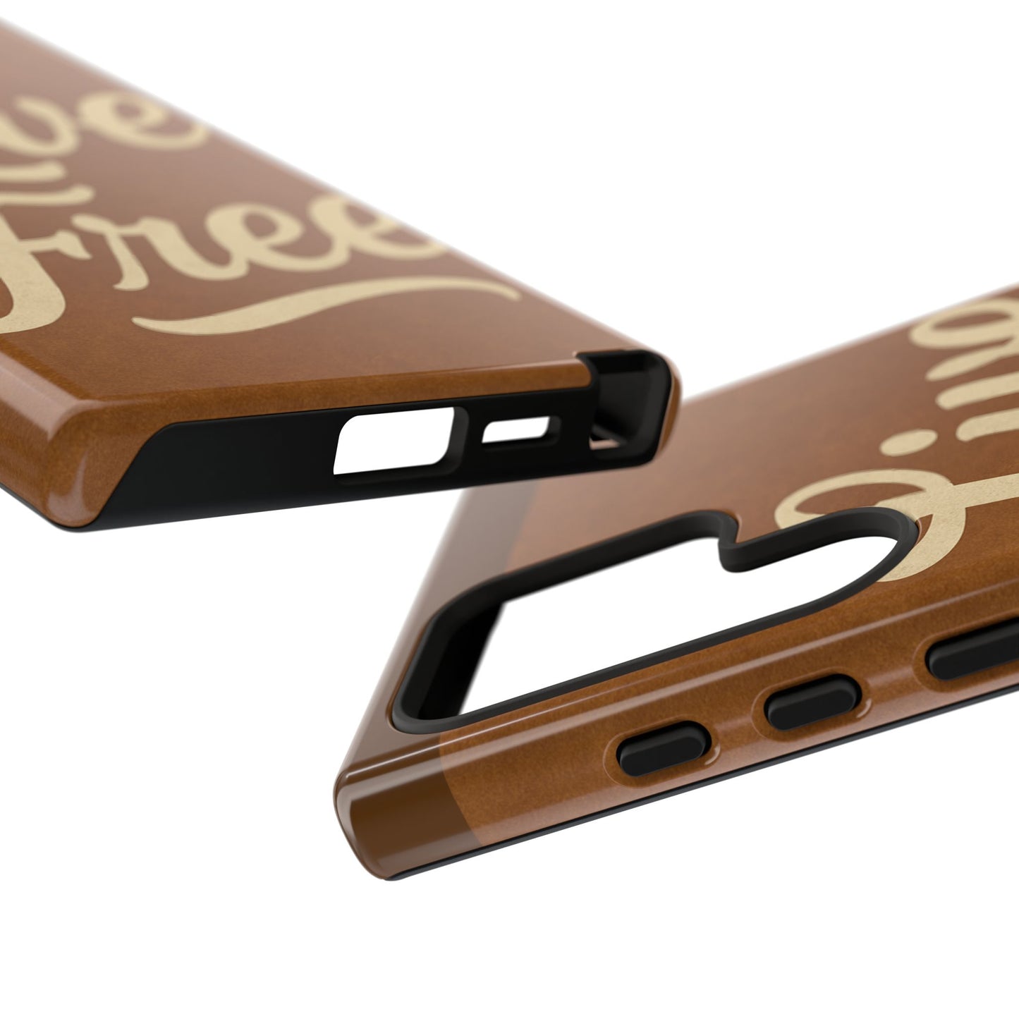 Live Free Phone Case, Tough Cases, Inspirational Phone Accessories, Gift for Adventurers, Customizable Design, Unique Tech Gifts
