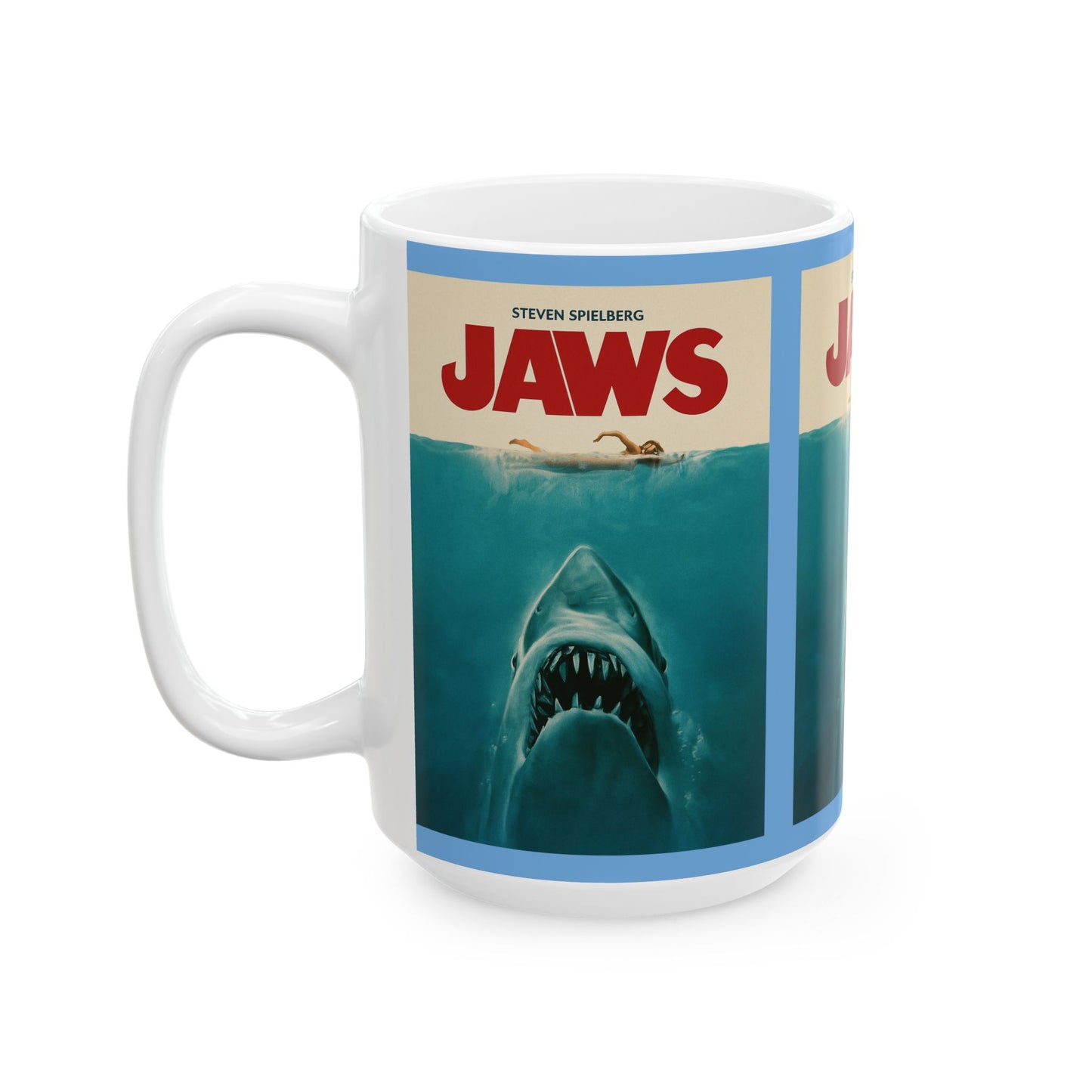 Classic Jaws Ceramic Mug - Perfect for Movie Lovers, Shark Fans, Home Decor, Gift for Him, Gift for Her