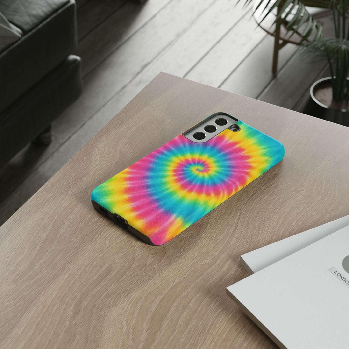 Colorful Tie-Dye Phone Case, Vibrant Phone Cover, Boho Style Accessory, Gift for Teens, Trendy Phone Accessories