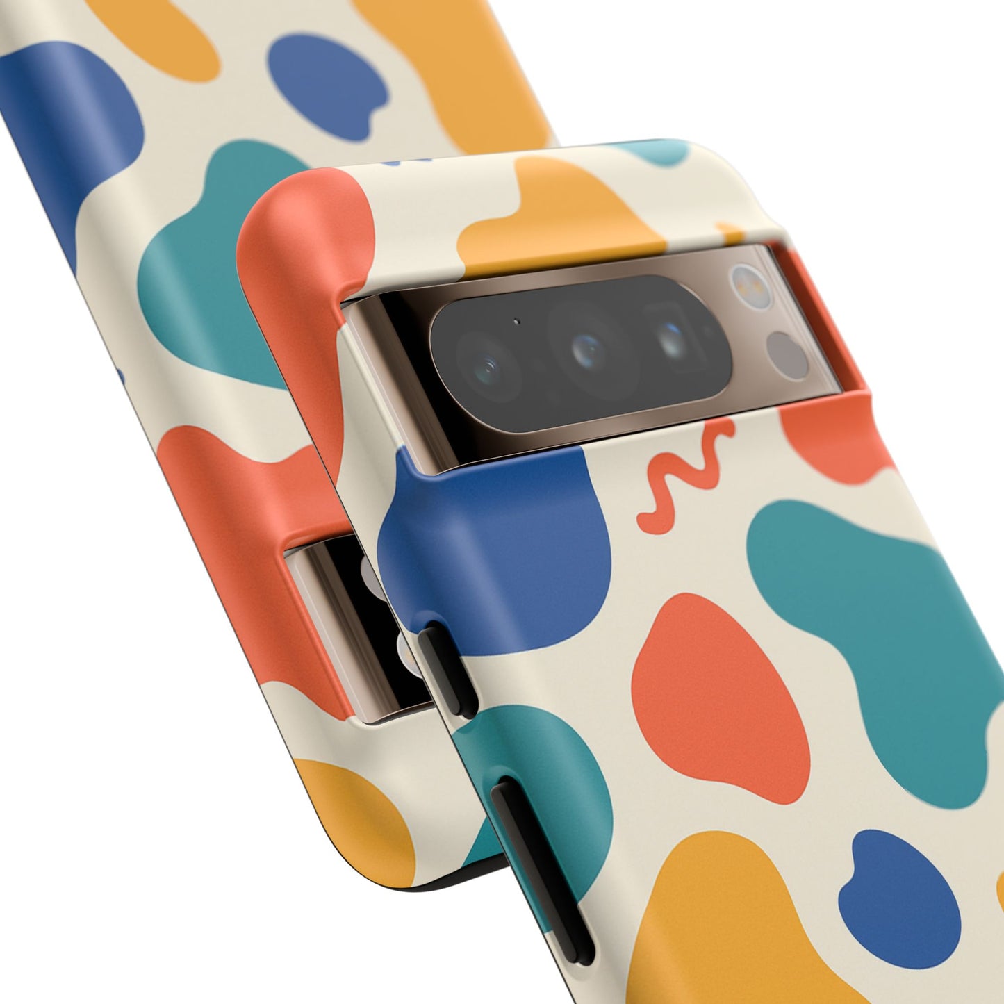 Colorful Phone Case with Abstract Design, Stylish Phone Cover, Trendy Tech Accessory for Her, Unique Gift Idea, Fun Patterned Case