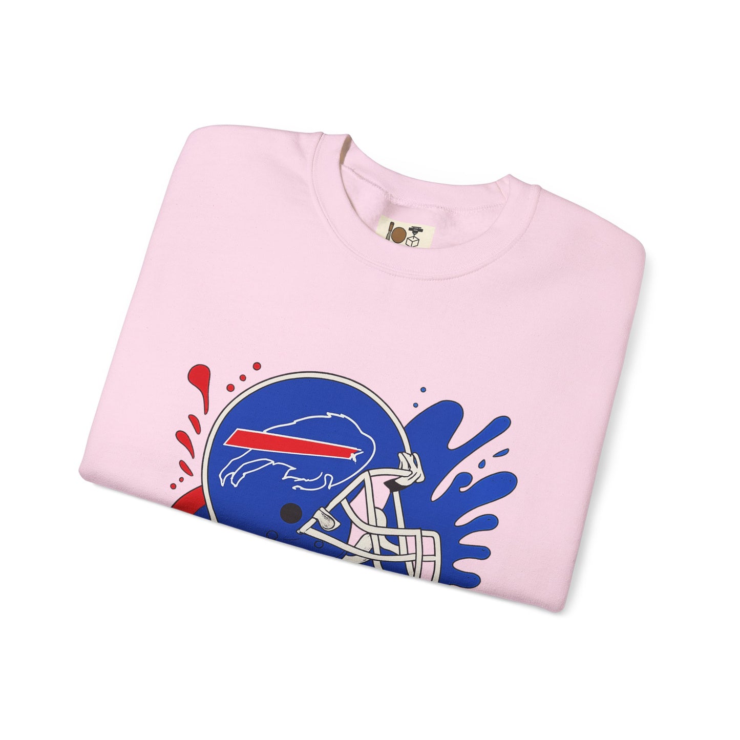 Buffalo Bills Inspired Crewneck Sweatshirt, NFL Fan Gear, Casual Sportswear, Game Day Apparel, Unisex Sweatshirt, Tailgate Clothing