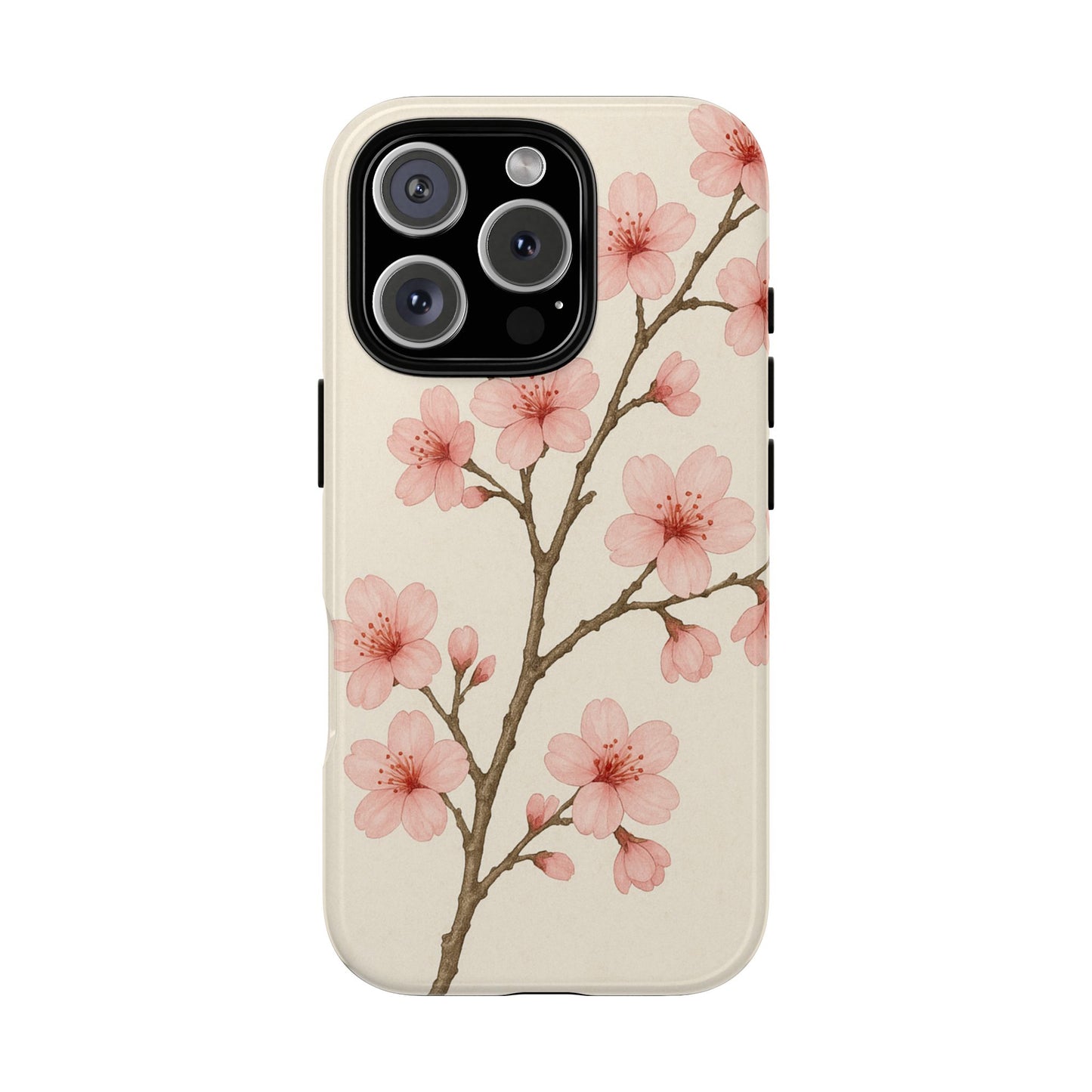 Cherry Blossom Phone Case, Floral Phone Cover, Tough Case for Gifts, Spring Decor, Cute Tech Accessories, Nature Lover's Gift