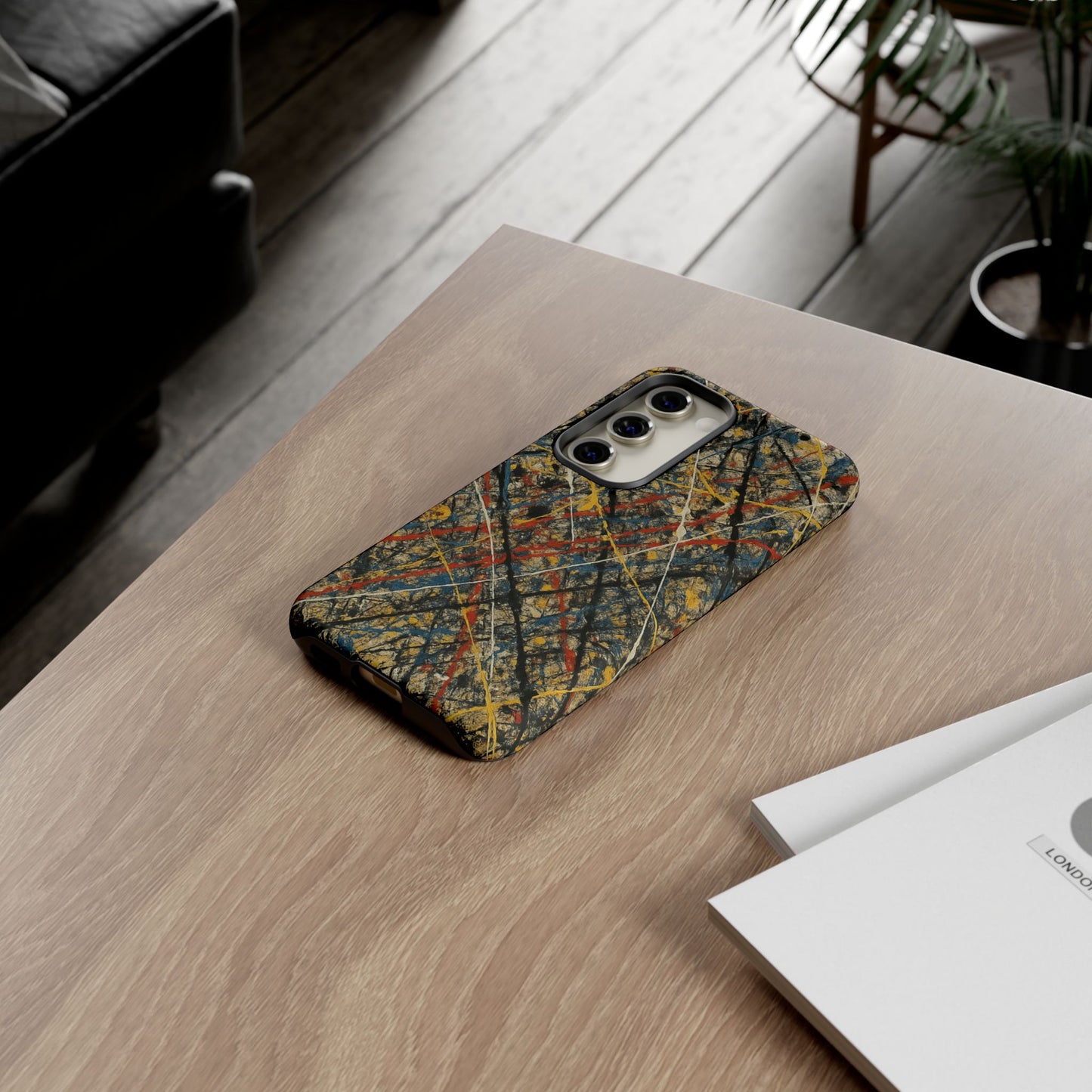 Tough Cases Phone Case - Bold Abstract Design, Stylish Mobile Cover, Unique Gift for Him/Her, Durable Accessory, Trendy Protection