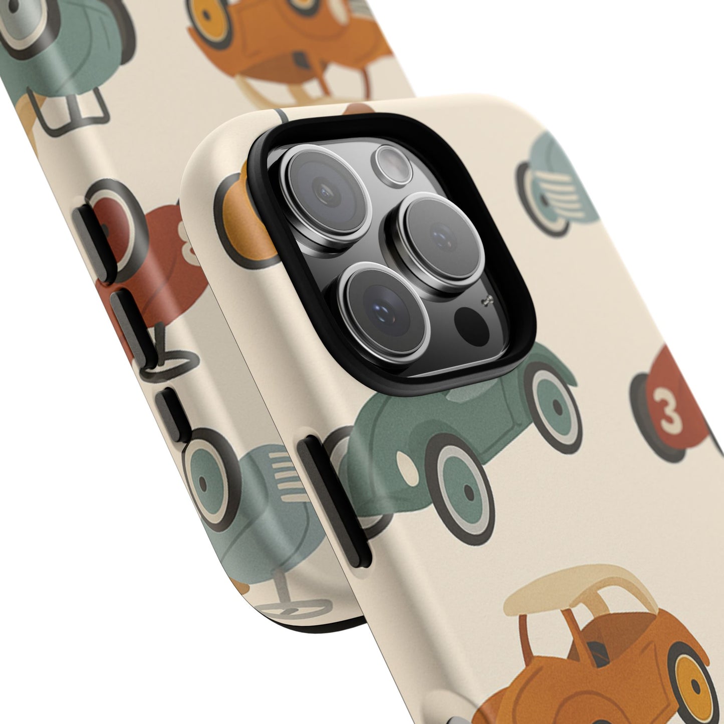 Vintage Car Phone Case, Tough Cases, Kids Gift, Car Lover Accessory, Retro Style, Phone Protection, Unique Design, pedal cars