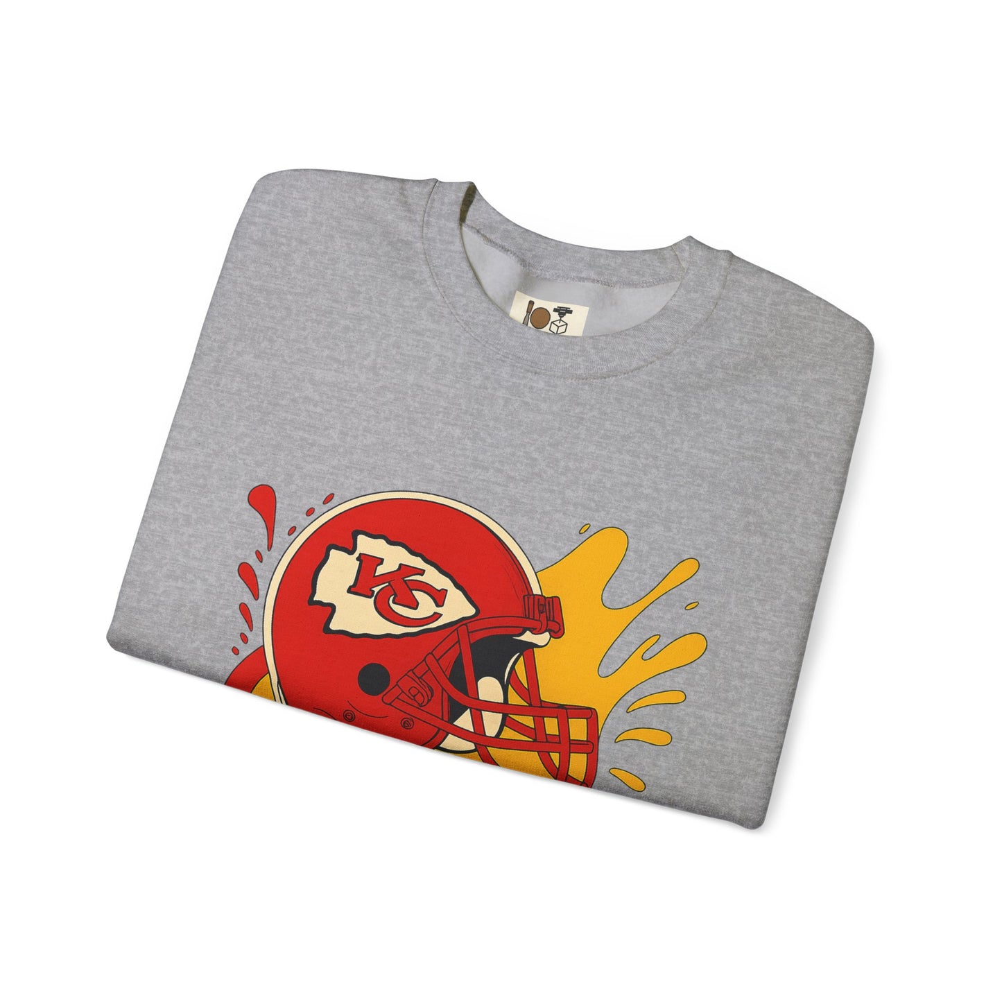 Kansas City Football Sweatshirt, Cozy Game Day Crewneck, Unisex Sportswear, Perfect for Football Fans, Team Spirit Apparel, Holiday Gift