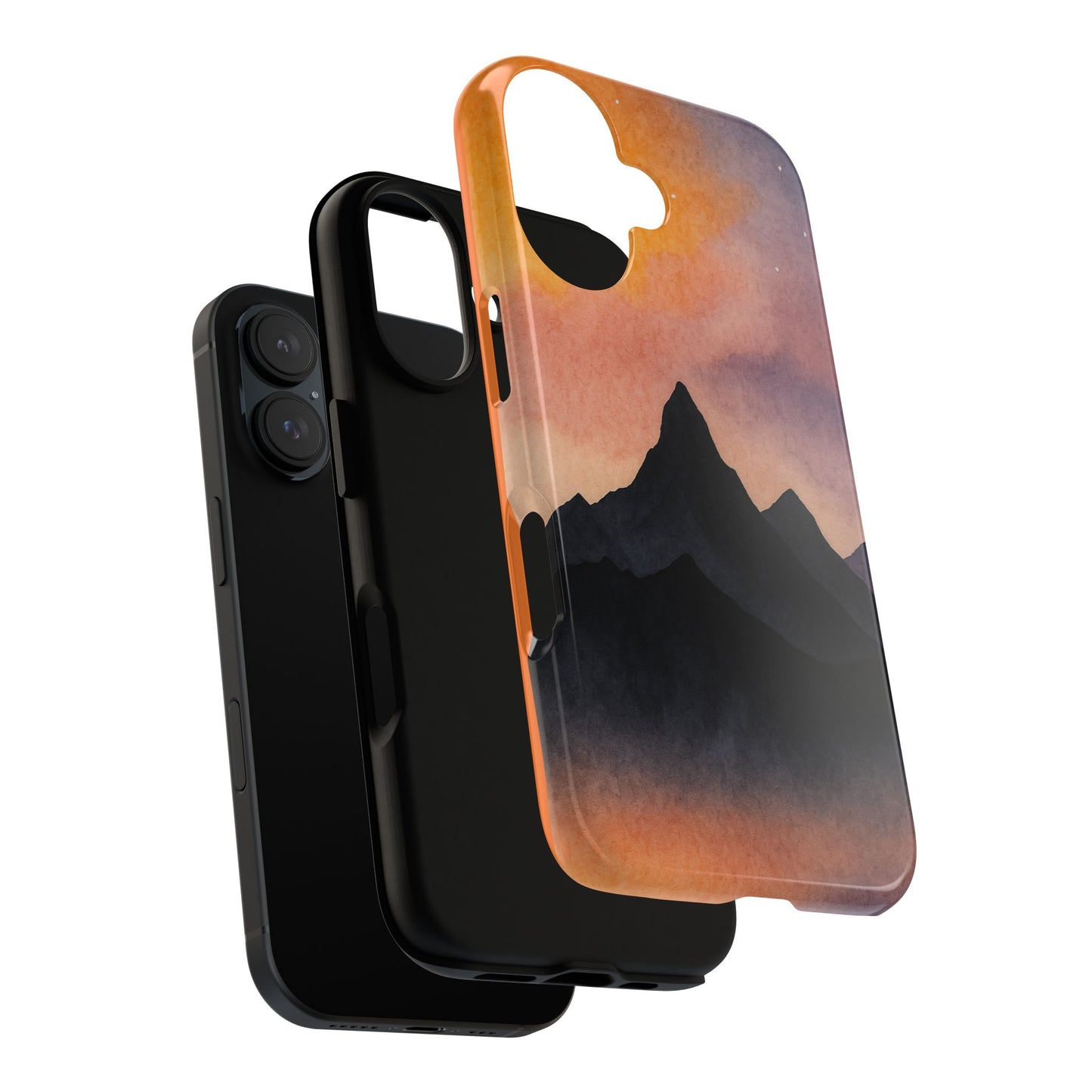 Mountain Sunset Phone Case, Nature Lover's Gift, Adventure Phone Cover, Unique Cellphone Accessories, Outdoor Enthusiast Decor