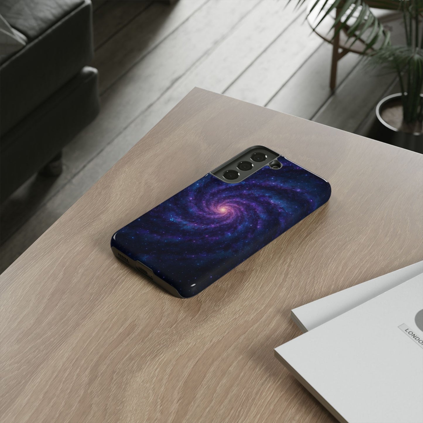 Galaxy Phone Case, Tough Phone Cover, Cosmic Phone Protection, Space Gift for Astronomers, Trendy Galaxy Design