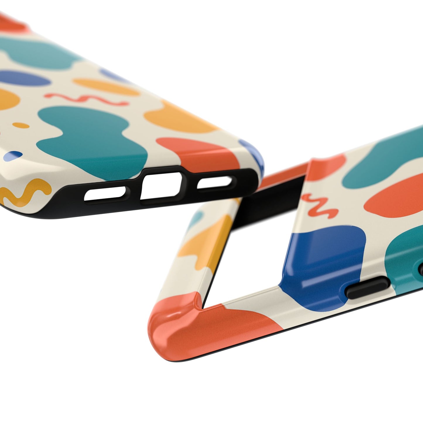 Colorful Phone Case with Abstract Design, Stylish Phone Cover, Trendy Tech Accessory for Her, Unique Gift Idea, Fun Patterned Case
