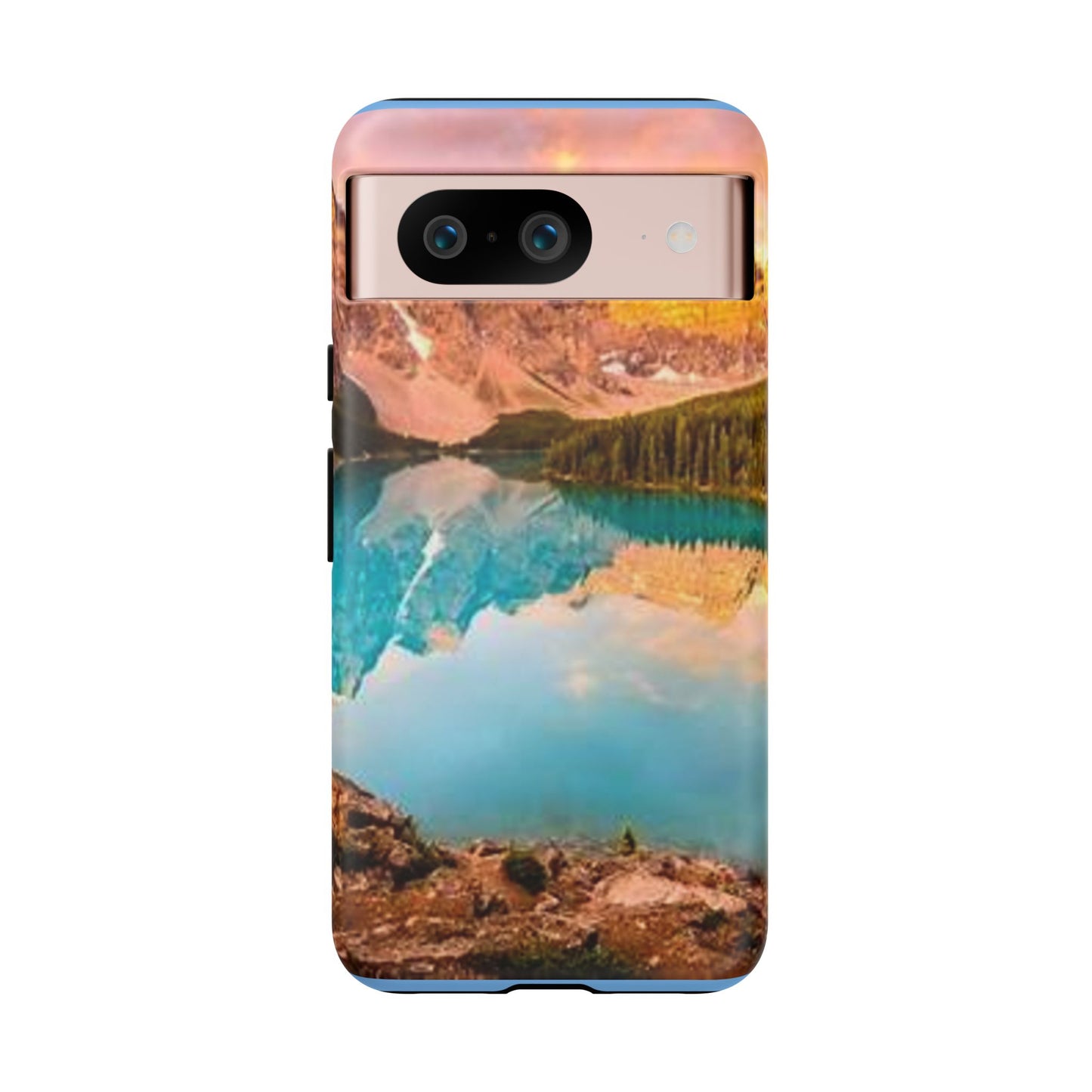 Nature-Inspired Phone Case with Mountain and Lake Design, Aesthetic Tough Cases for Outdoor Lovers, Phone Protection, Gift for Nature [...]