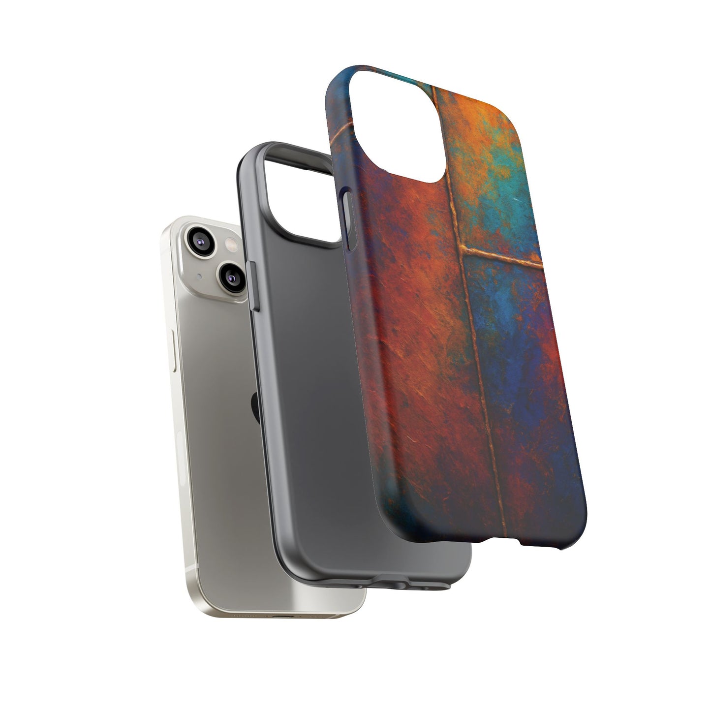 Vibrant Phone Case, Colorful Tough Case Cover, Artistic Phone Protector, Unique Smartphone Accessories, Gift for Tech Lovers