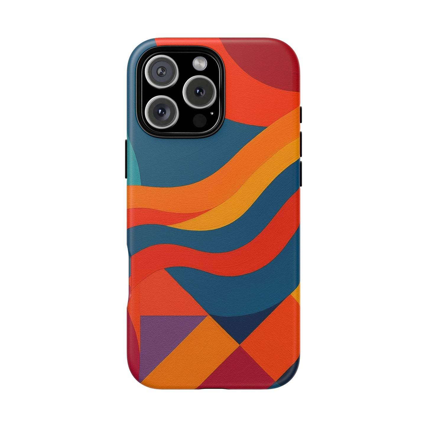Vibrant Phone Case, Abstract Design Cover, Tough Cases for All Occasions, Stylish Gift for Tech Lovers, Modern Phone Accessories
