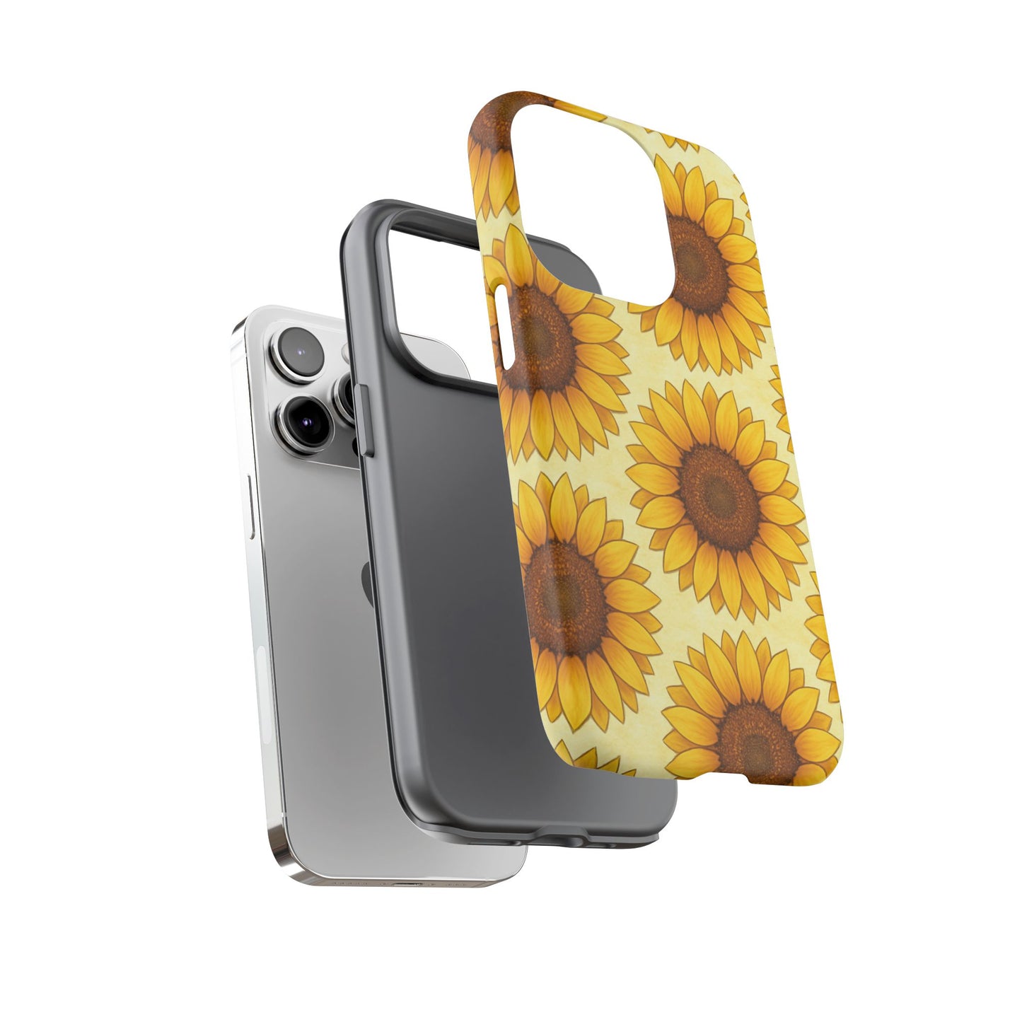 Sunflower Phone Cases - Tough Cases for Nature Lovers, Gift for Friends, Floral Design, Protective Case, Sunflower Decor