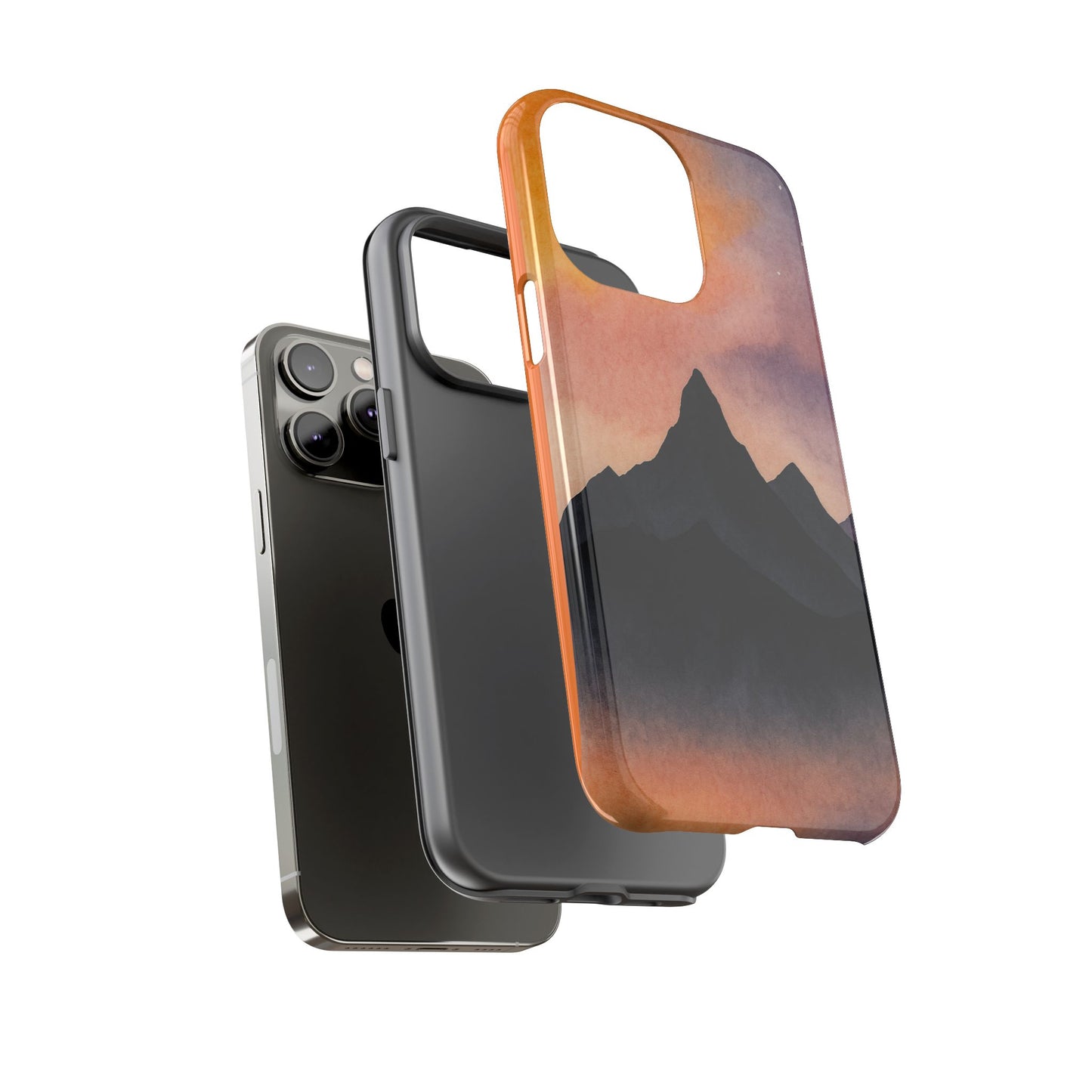 Mountain Sunset Phone Case, Nature Lover's Gift, Adventure Phone Cover, Unique Cellphone Accessories, Outdoor Enthusiast Decor