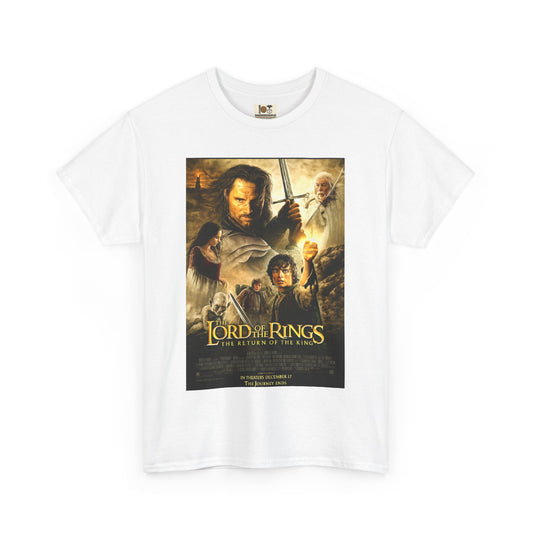 Lord of the Rings Unisex Heavy Cotton Tee - Movie Tee, Graphic Shirt, Casual Wear, Fan Merchandise, Gift for Geeks