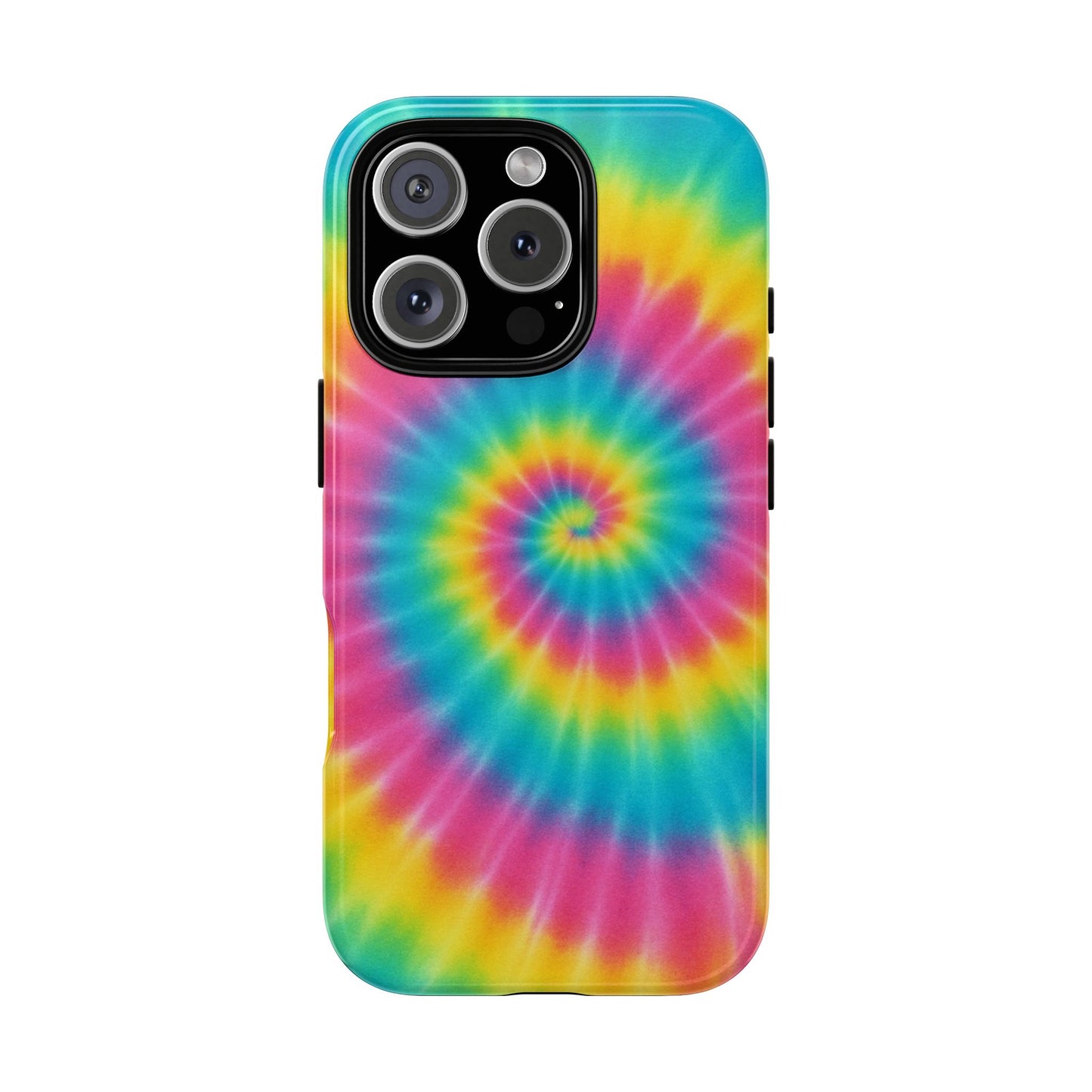 Colorful Tie-Dye Phone Case, Vibrant Phone Cover, Boho Style Accessory, Gift for Teens, Trendy Phone Accessories