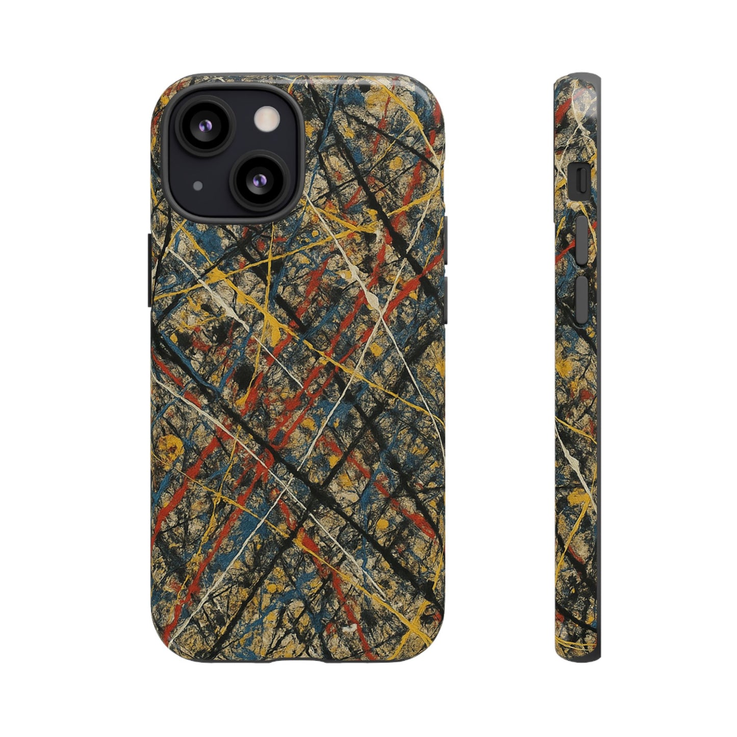 Tough Cases Phone Case - Bold Abstract Design, Stylish Mobile Cover, Unique Gift for Him/Her, Durable Accessory, Trendy Protection