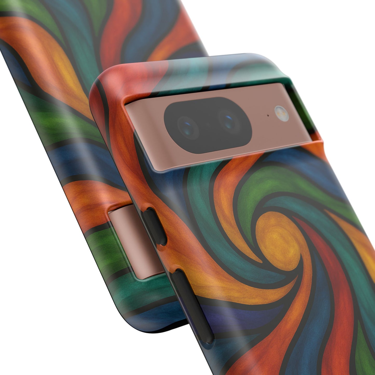 Colorful Swirl Phone Case | Tough Cases, Vibrant Design, Gift for Art Lovers, Funky Case, Unique Phone Accessories