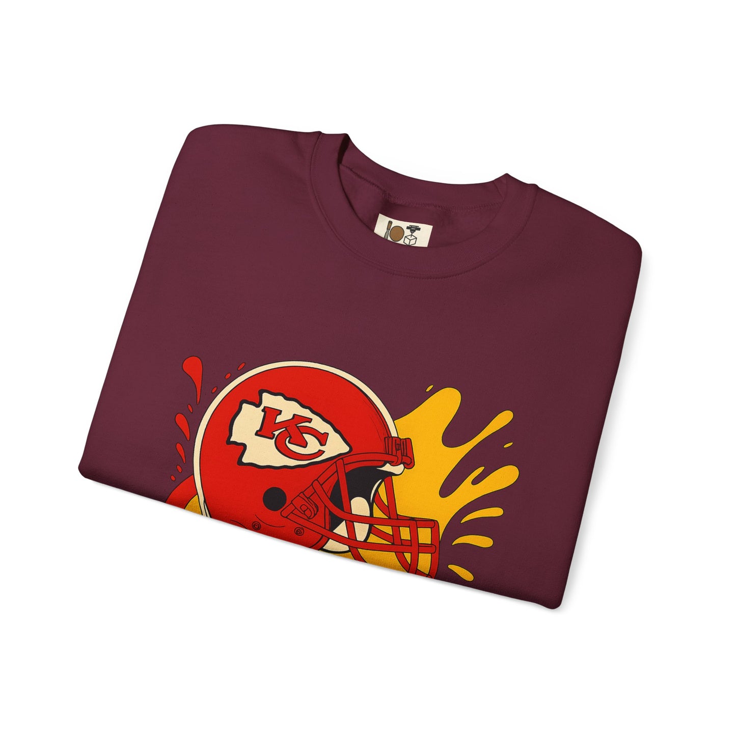Kansas City Football Sweatshirt, Cozy Game Day Crewneck, Unisex Sportswear, Perfect for Football Fans, Team Spirit Apparel, Holiday Gift
