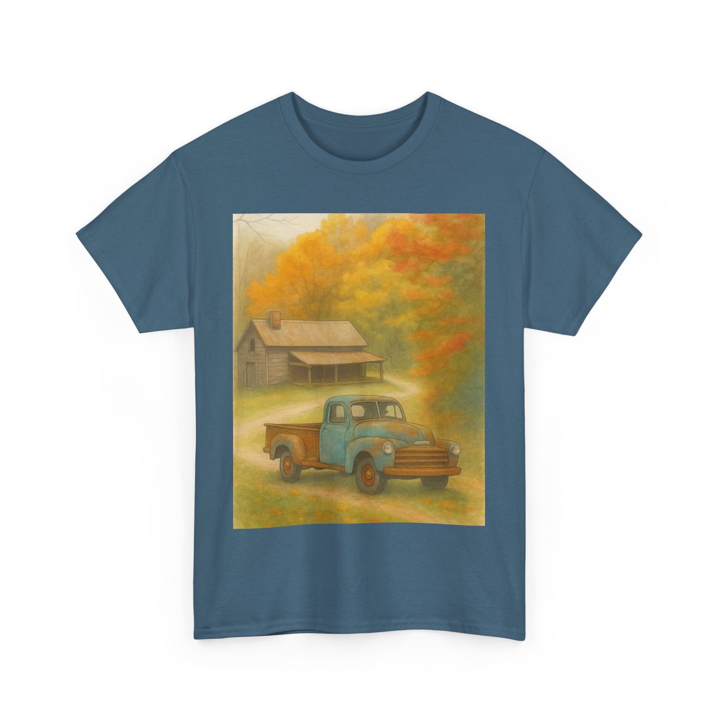 Autumn Vintage Truck Tee | Cozy Fall Apparel, Gift for Him, Harvest Style, [...]