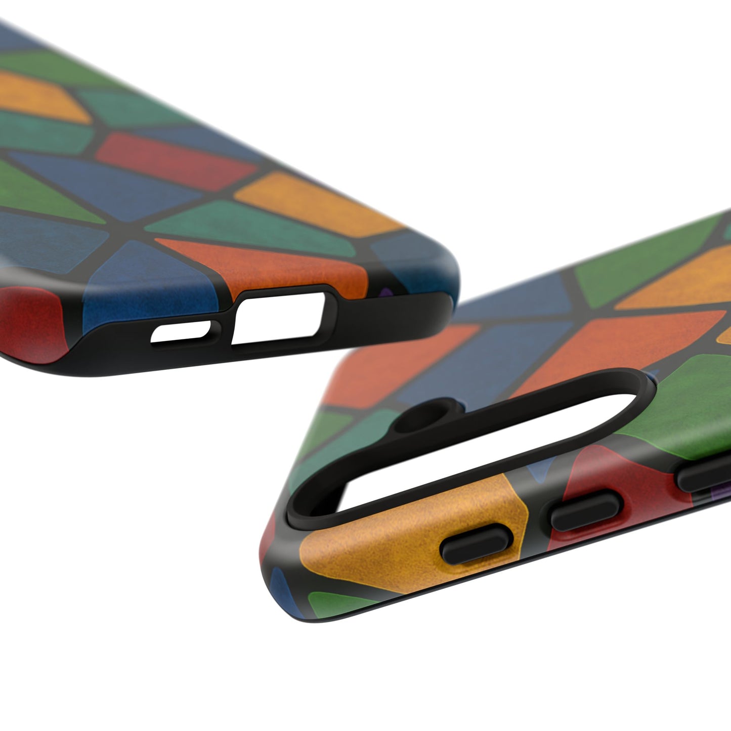 Colorful Mosaic Phone Case, Tough Cell Phone Cover, Vibrant Smartphone Protector, Unique Gift for Weddings, Birthday, Holidays