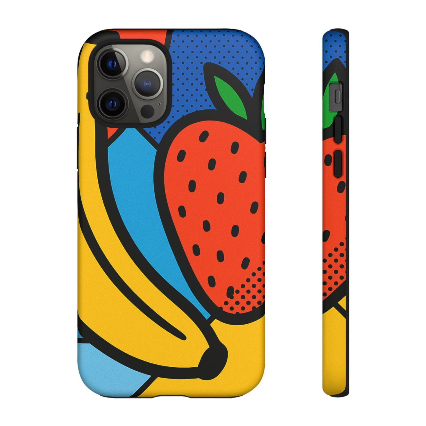 Colorful Fruit Phone Case - Tough Cases - Fun, Vibrant, Unique, Gifts for Friends, Summer Accessories, Trendy Phone Protector