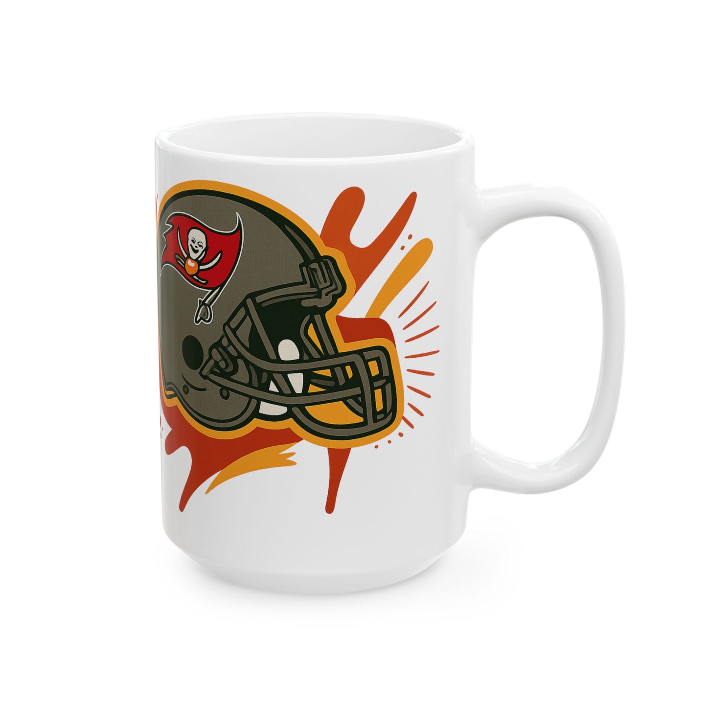 Football Team Ceramic Mug - Perfect for Game Day, Fan Gift, Office Coffee Cup, Sports Celebration, Unique Beverage Mug