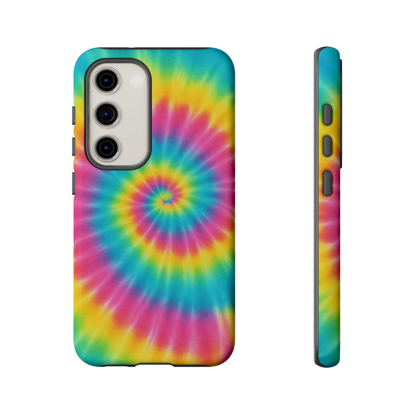 Colorful Tie-Dye Phone Case, Vibrant Phone Cover, Boho Style Accessory, Gift for Teens, Trendy Phone Accessories