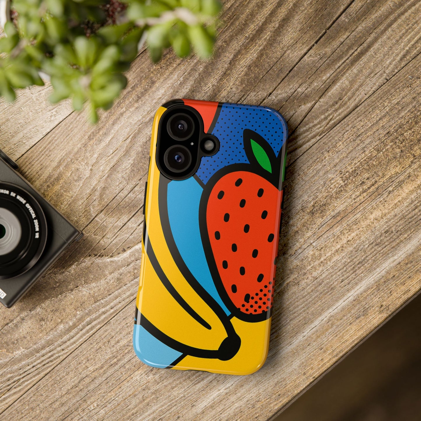 Colorful Fruit Phone Case - Tough Cases - Fun, Vibrant, Unique, Gifts for Friends, Summer Accessories, Trendy Phone Protector