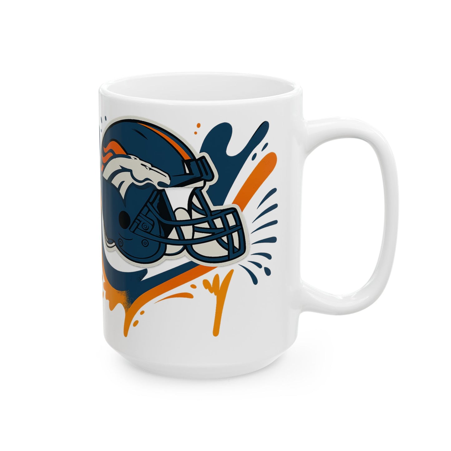 Denver Broncos Sports Ceramic Mug - Perfect for Game Day, NFL Fans, Gift for Him/Her, Team Spirit