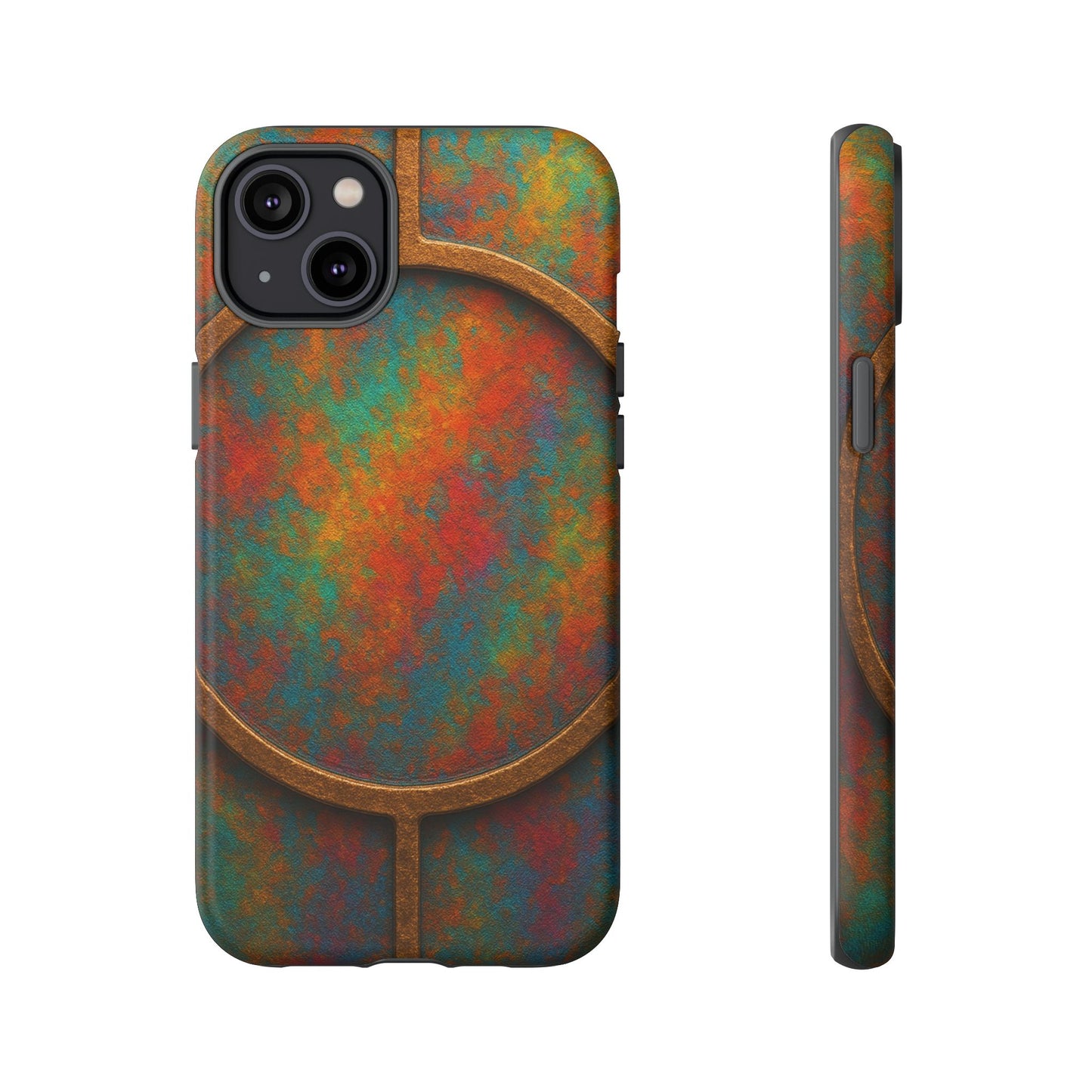 Colorful Tough Phone Case, Durable Cell Cover, Vibrant Protection Case, Unique Tech Accessory, Great Gift for Phone Lovers