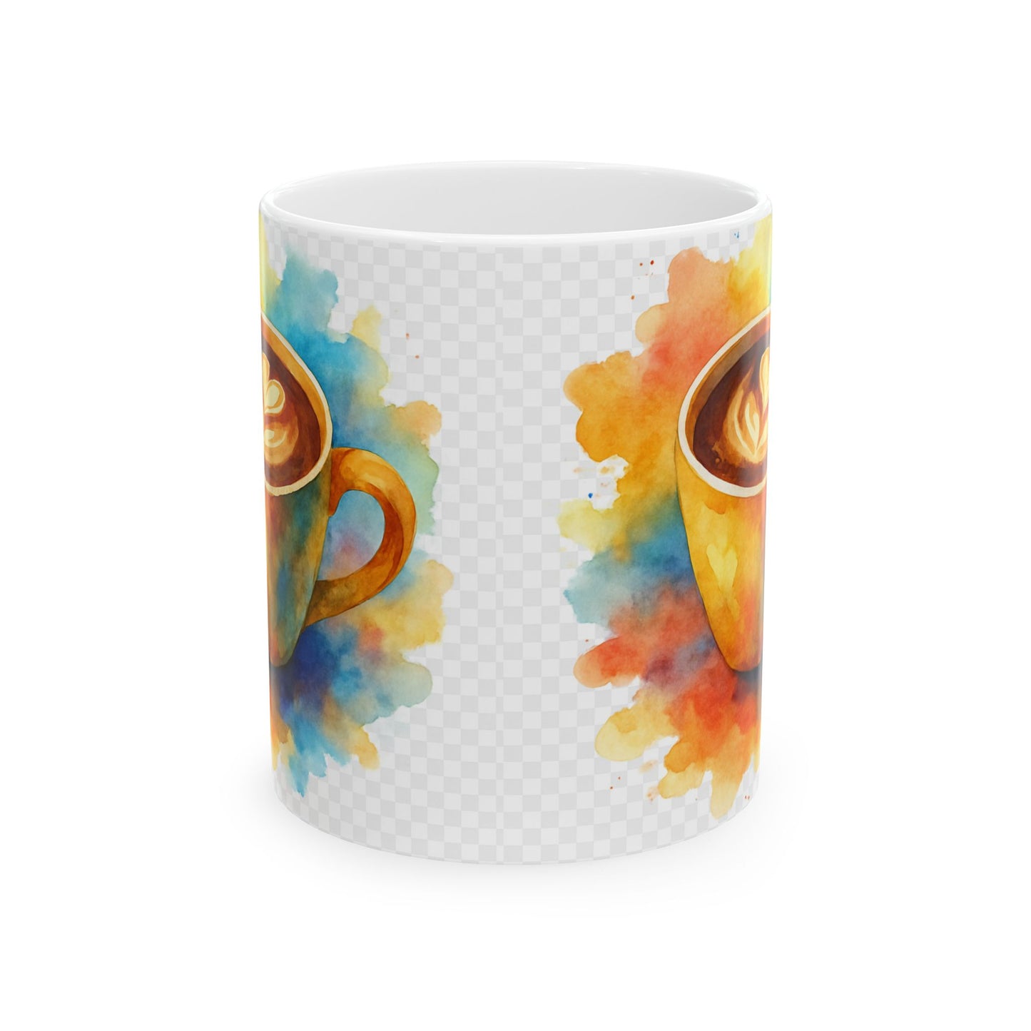 Colorful Coffee Mug - Artful Ceramic Cup for Tea Lovers, Perfect Gift for Birthdays, Anniversaries, Housewarming, or Just Because