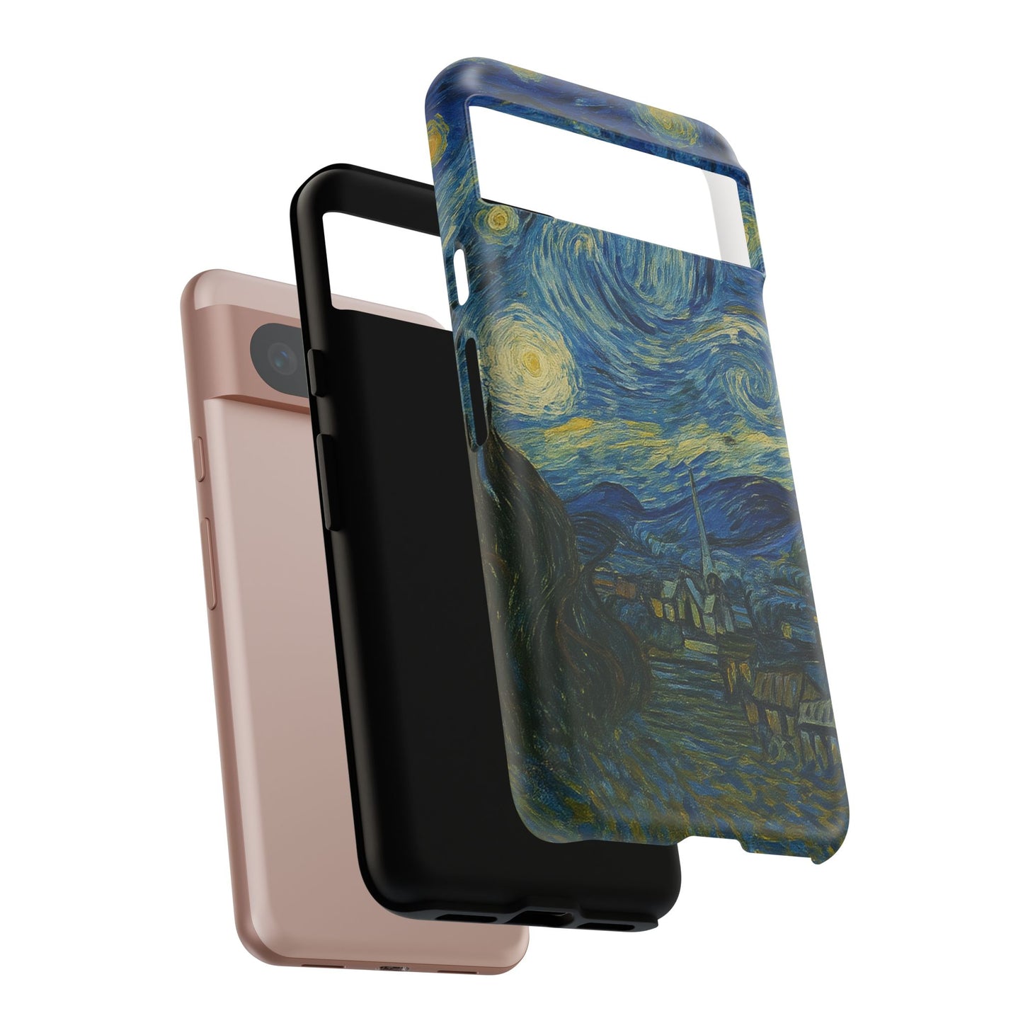 Starry Night Phone Case, Artistic Cell Phone Cover, Gift for Art Lovers, Unique Phone Accessory, Birthday Gift for Him/Her, Tough Cases